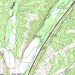United States Geological Survey Cypress Inn, TN-AL (1951, 24000-Scale) digital map
