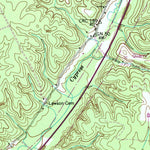 United States Geological Survey Cypress Inn, TN-AL (1951, 24000-Scale) digital map