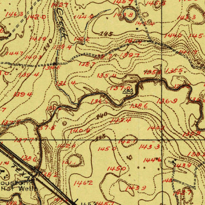 United States Geological Survey Cypress, TX (1915, 24000-Scale) digital map