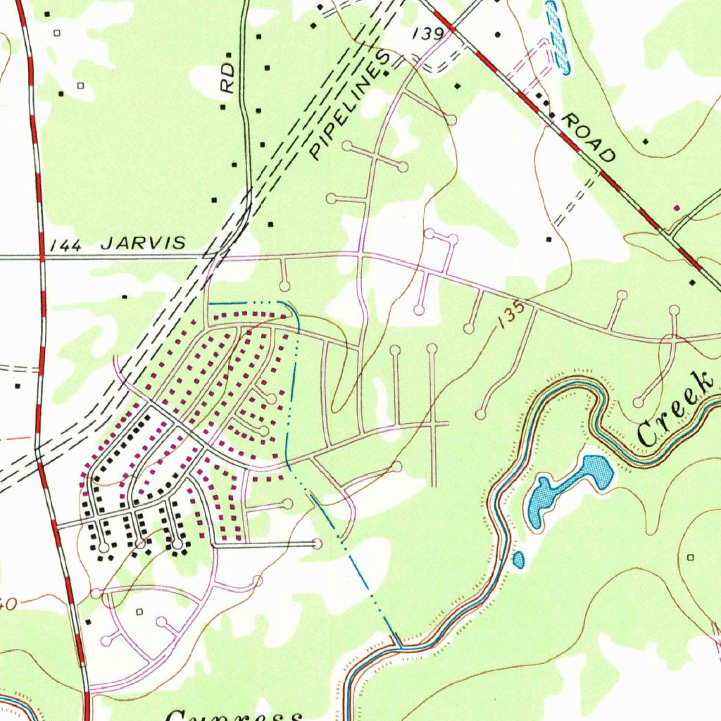 Cypress, TX (1970, 24000-Scale) Map by United States Geological Survey ...