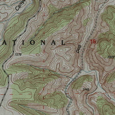 United States Geological Survey D Cross Mountain, NM (1995, 24000-Scale) digital map