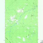 United States Geological Survey Daaquam, QC-ME (1987, 24000-Scale) digital map