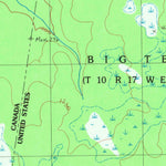 United States Geological Survey Daaquam, QC-ME (1987, 24000-Scale) digital map