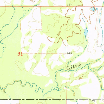 United States Geological Survey Dabney Crossroads, MS (1971, 24000-Scale) digital map