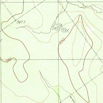 United States Geological Survey Dabney Tank, TX (1982, 24000-Scale) digital map