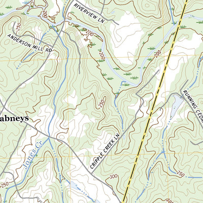 United States Geological Survey Dabneys, VA (2022, 24000-Scale) digital map