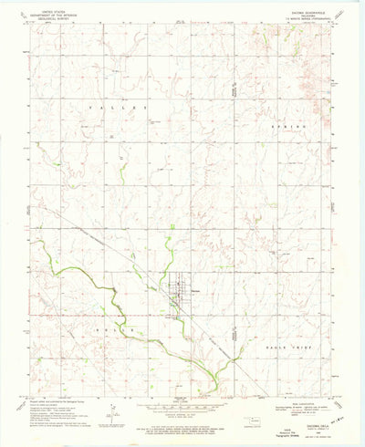 United States Geological Survey Dacoma, OK (1969, 24000-Scale) digital map