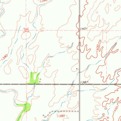 United States Geological Survey Dacoma, OK (1969, 24000-Scale) digital map