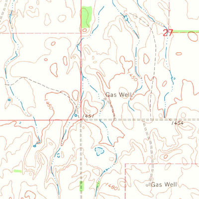 United States Geological Survey Dacoma SE, OK (1969, 24000-Scale) digital map