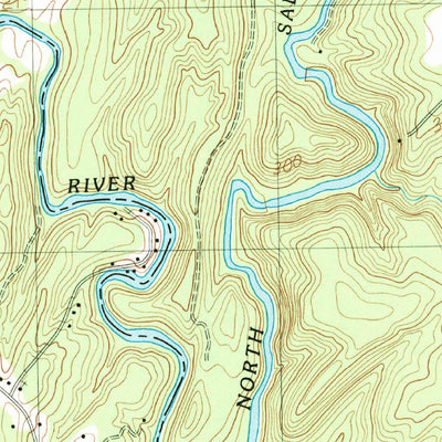 United States Geological Survey Dacusville, SC (1983, 24000-Scale) digital map