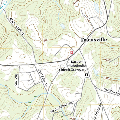 United States Geological Survey Dacusville, SC (2020, 24000-Scale) digital map