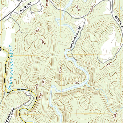United States Geological Survey Dacusville, SC (2020, 24000-Scale) digital map