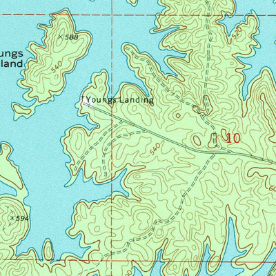 United States Geological Survey Dadeville, AL (1971, 24000-Scale) digital map