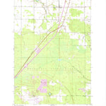 United States Geological Survey Dafter, MI (1951, 24000-Scale) digital map
