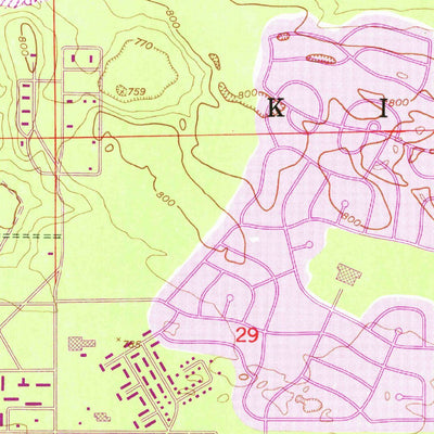 United States Geological Survey Dafter, MI (1951, 24000-Scale) digital map