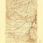 United States Geological Survey Dafur, OR (1930, 125000-Scale) digital map