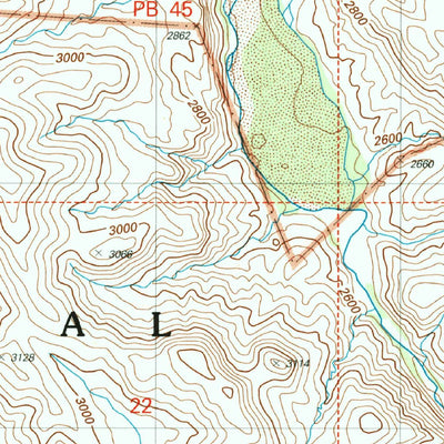 United States Geological Survey Dagger Peak, AZ (2004, 24000-Scale) digital map