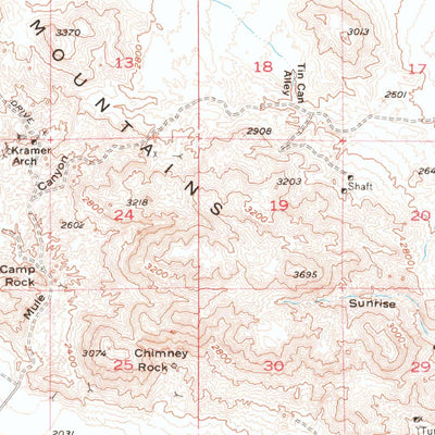 United States Geological Survey Daggett, CA (1956, 62500-Scale) digital map
