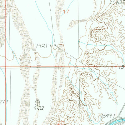 United States Geological Survey Daggs Tank, AZ (1988, 24000-Scale) digital map