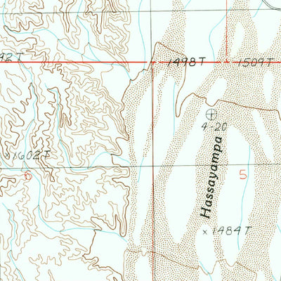 United States Geological Survey Daggs Tank, AZ (1988, 24000-Scale) digital map