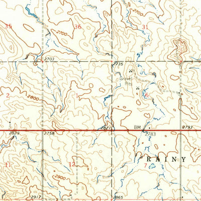 United States Geological Survey Daglum, ND (1961, 62500-Scale) digital map