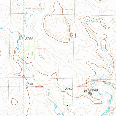 United States Geological Survey Daglum, ND (1982, 24000-Scale) digital map