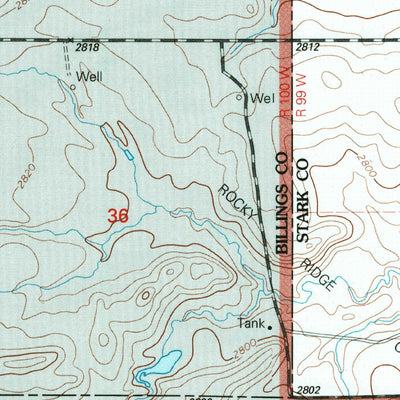 United States Geological Survey Daglum NW, ND (1997, 24000-Scale) digital map