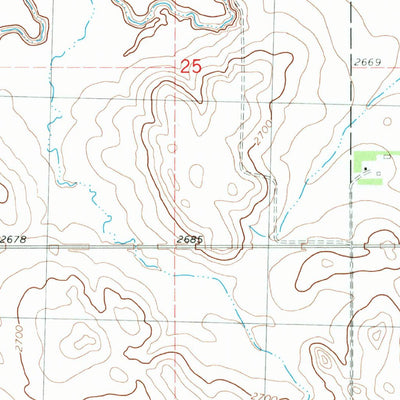 United States Geological Survey Daglum SE, ND (1982, 24000-Scale) digital map