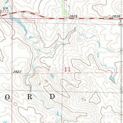 United States Geological Survey Daglum SE, ND (1982, 24000-Scale) digital map