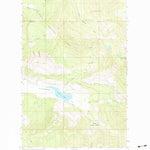United States Geological Survey Dahl Lake, MT (1964, 24000-Scale) digital map