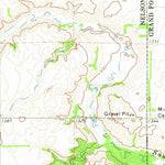 United States Geological Survey Dahlen, ND (1971, 24000-Scale) digital map