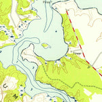 United States Geological Survey Dahlgren, VA-MD (1955, 24000-Scale) digital map