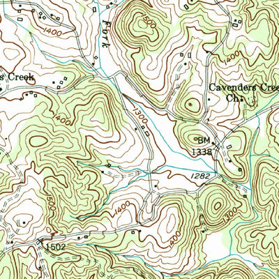 United States Geological Survey Dahlonega, GA (1951, 24000-Scale) digital map