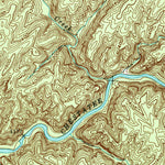 United States Geological Survey Dahlonega, GA (1951, 24000-Scale) digital map