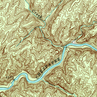 United States Geological Survey Dahlonega, GA (1951, 24000-Scale) digital map