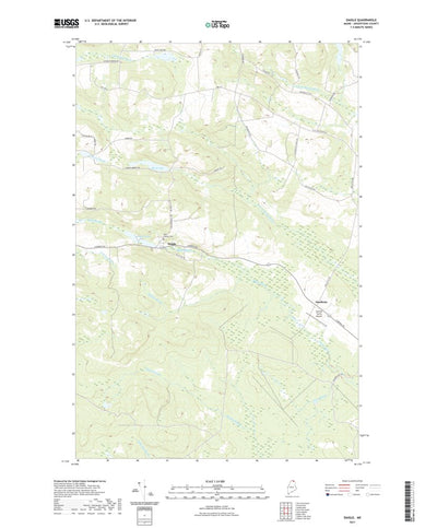 United States Geological Survey Daigle, ME (2021, 24000-Scale) digital map