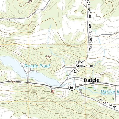 United States Geological Survey Daigle, ME (2021, 24000-Scale) digital map