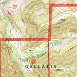 United States Geological Survey Dailey Lake, MT (2000, 24000-Scale) digital map