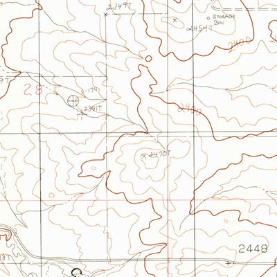 United States Geological Survey Dailey Spring, MT (1983, 24000-Scale) digital map