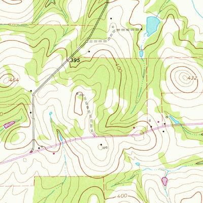United States Geological Survey Daingerfield, TX (1964, 24000-Scale) digital map