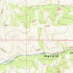 United States Geological Survey Dairy Creek, ID (1968, 24000-Scale) digital map