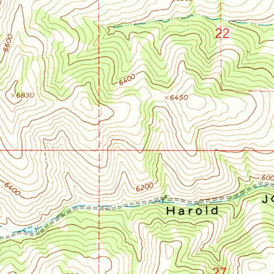 United States Geological Survey Dairy Creek, ID (1968, 24000-Scale) digital map