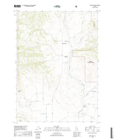 United States Geological Survey Dairy Creek, ID (2020, 24000-Scale) digital map
