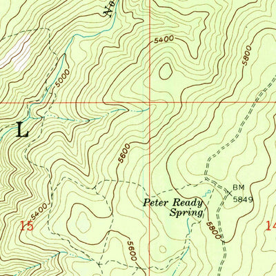 United States Geological Survey Dairy Mountain, ID (1963, 24000-Scale) digital map