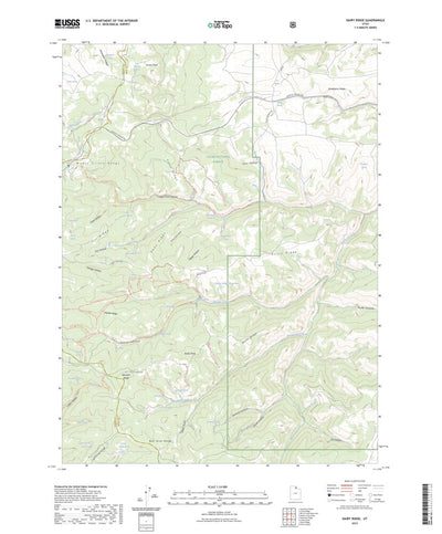 United States Geological Survey Dairy Ridge, UT (2023, 24000-Scale) digital map