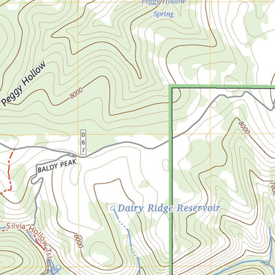 United States Geological Survey Dairy Ridge, UT (2023, 24000-Scale) digital map