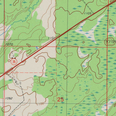 United States Geological Survey Dairyland, WI (1983, 24000-Scale) digital map