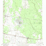 United States Geological Survey Daisetta, TX (1955, 62500-Scale) digital map