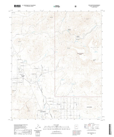 United States Geological Survey Daisy Mountain, AZ (2021, 24000-Scale) digital map