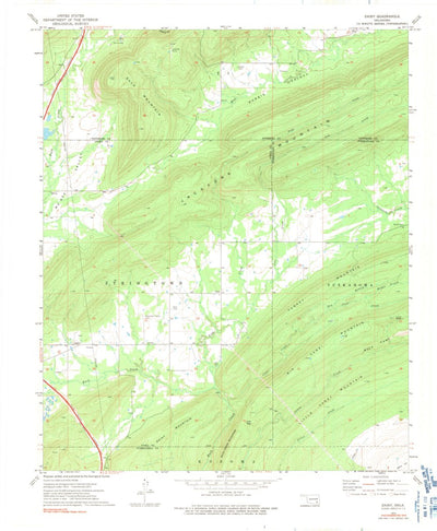 United States Geological Survey Daisy, OK (1973, 24000-Scale) digital map